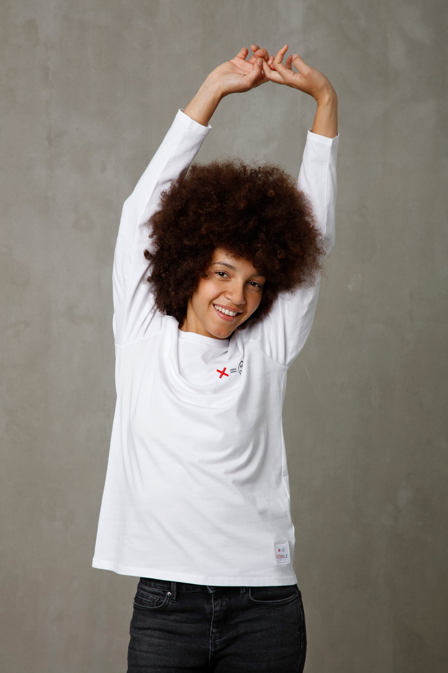 T-shirt donna ecosostenibile manica lunga