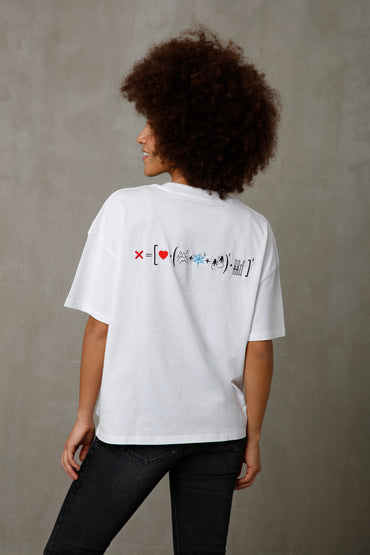 T-shirt donna ecosostenibile oversize