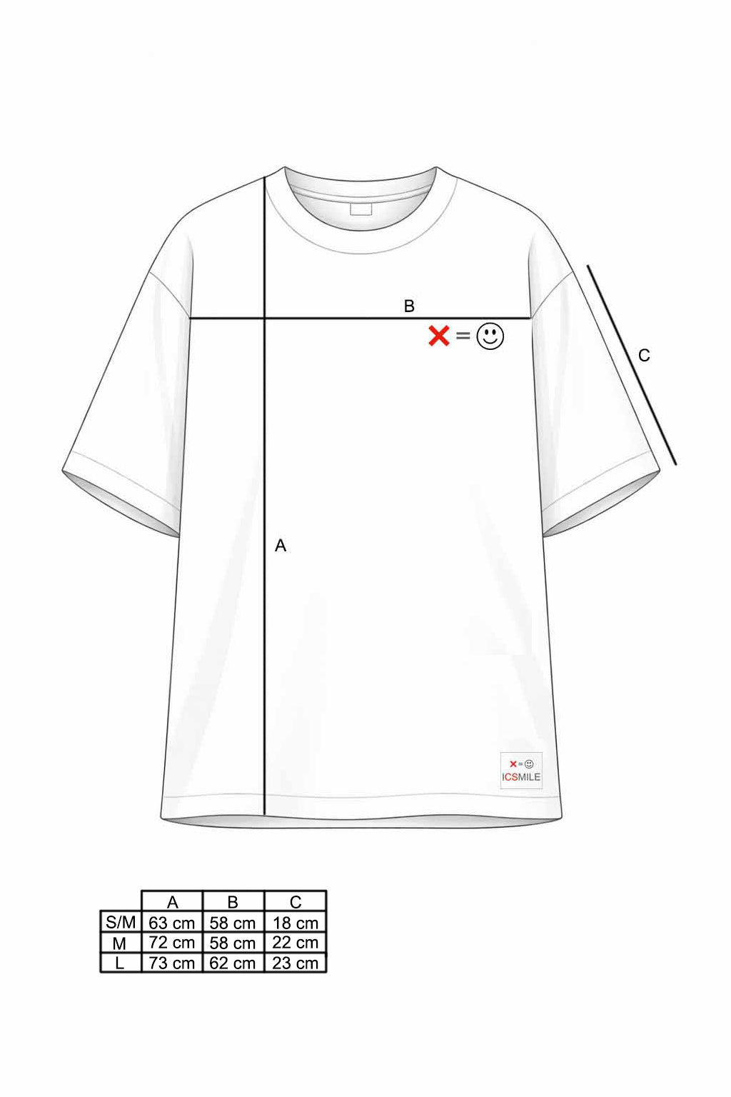 T-shirt uomo ecosostenibile oversize - CUSTOM