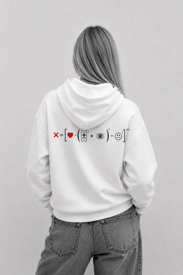 Felpa donna con cappuccio oversize ecosostenibile - Viaggio
