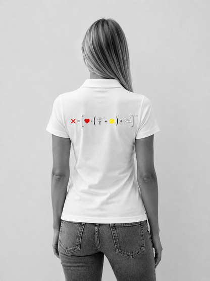 Polo donna manica corta ecosostenibile - CUSTOM