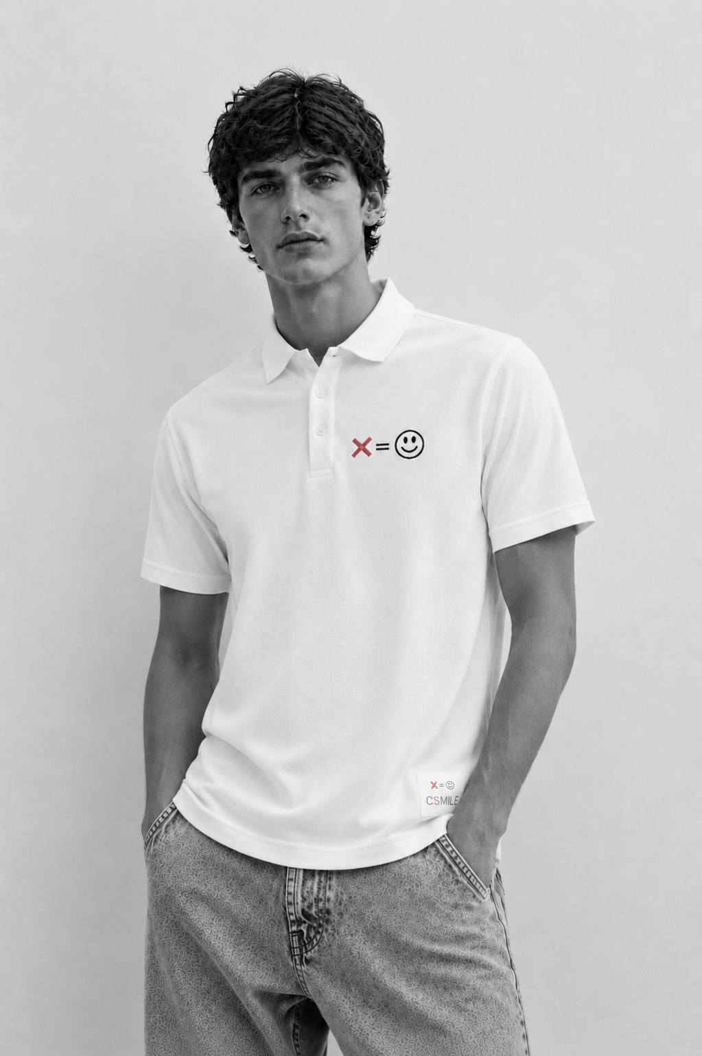 Polo uomo manica corta ecosostenibile - CUSTOM