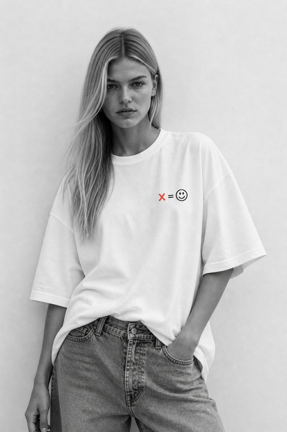T-shirt donna ecosostenibile oversize - Viaggio