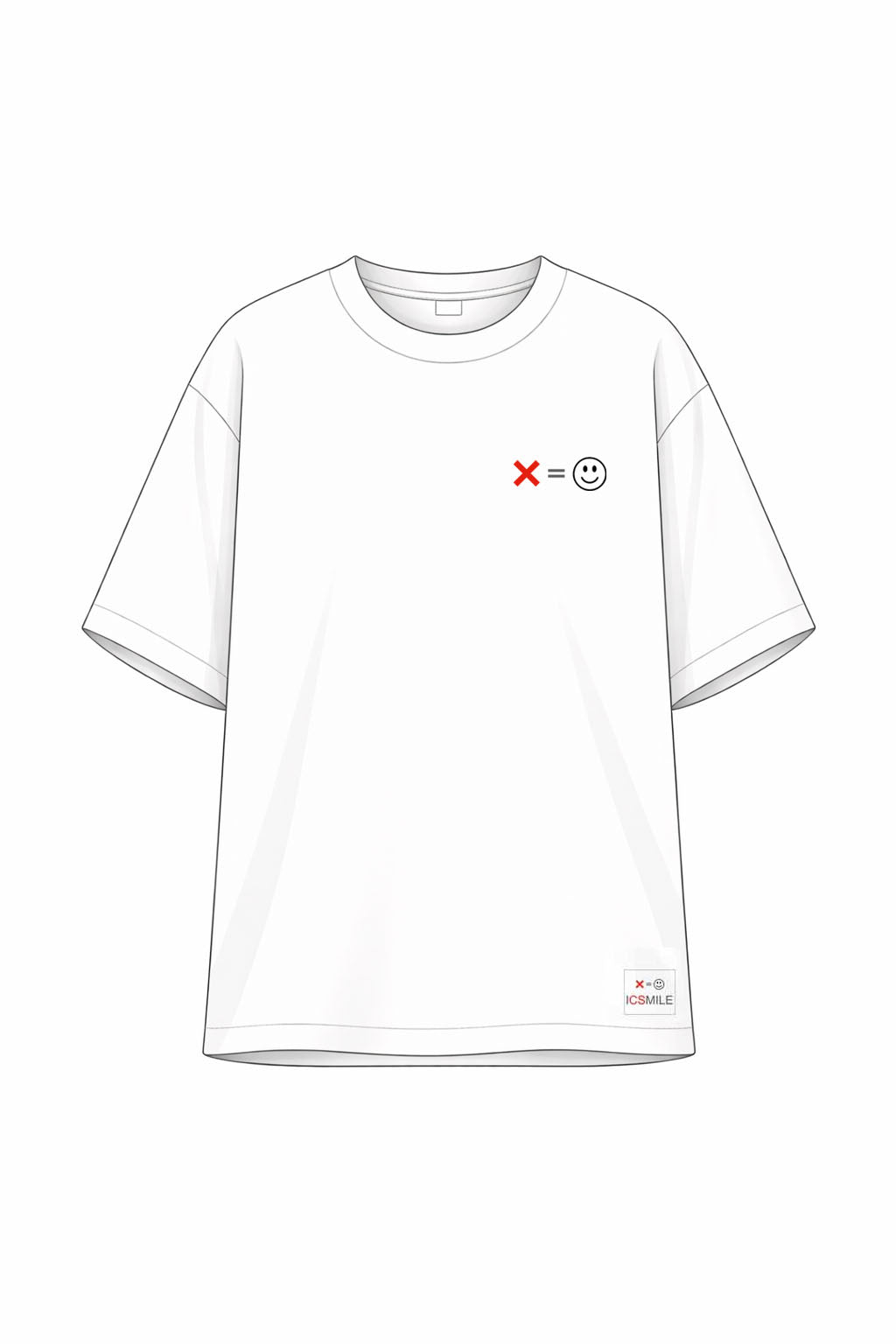 T-shirt uomo ecosostenibile oversize - CUSTOM