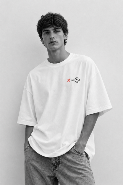 T-shirt uomo ecosostenibile oversize - CUSTOM