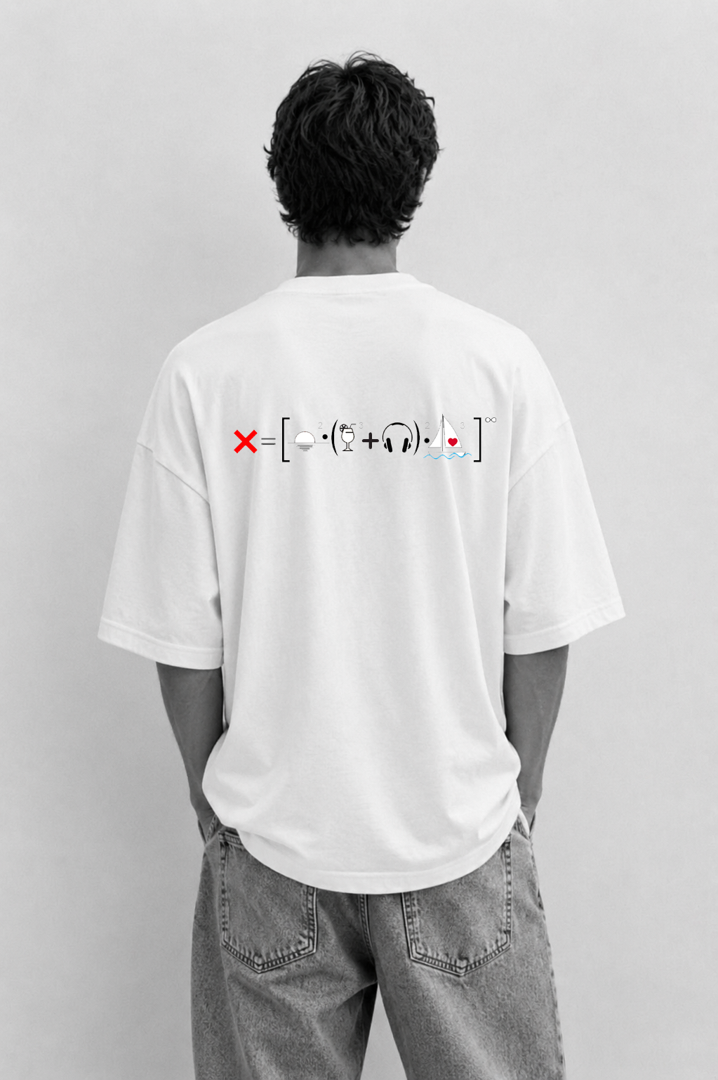 T-shirt uomo ecosostenibile oversize - CUSTOM