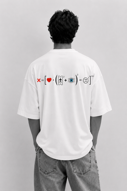 T-shirt uomo oversize ecosostenibile - Viaggio