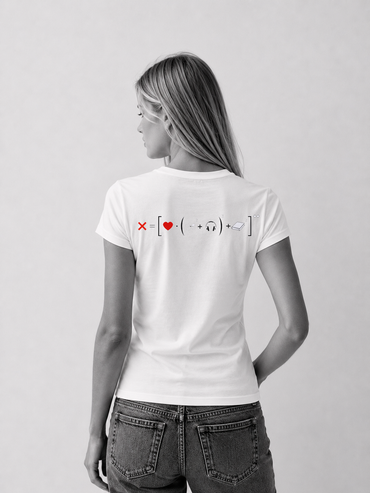 T-shirt donna manica corta ecosostenibile - CUSTOM