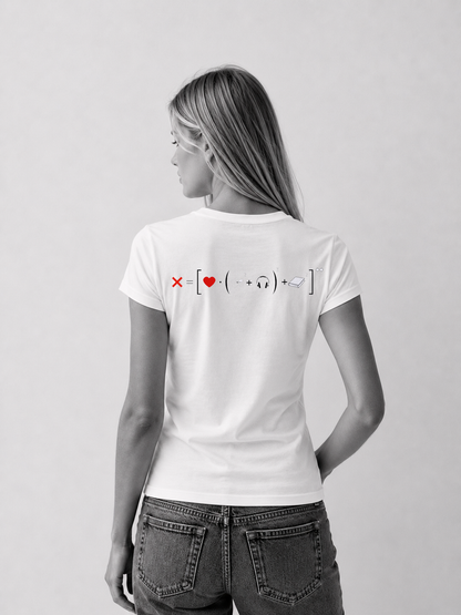 T-shirt donna manica corta ecosostenibile - CUSTOM